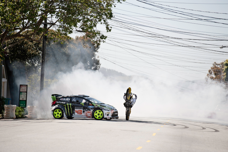 Illustration for article titled Ken Block's San Francisco Adventure: Epic Gymkhana 5 Photo Gallery